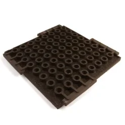Sterling Athletic Sound Rubber Tile Terra Cotta 2.75 Inch X 2x2 Ft. 16 Sterling Athletic Sound Rubber Tile Terra Cotta 2.75 Inch X 2x2 Ft. -Greatmats Shop sterling athletic tile 2 inch bottom.jpg 3