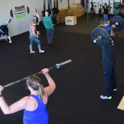 Sterling Athletic Sound Rubber Tile Terra Cotta 2 Inch 2x2 Ft. -Greatmats Shop sterling athletic tile gym 8.jpg