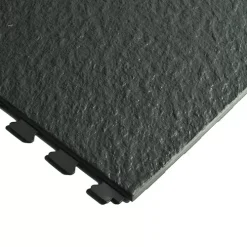 SupraTile Hidden Slate Black / Grays 5.5 Mm X 18x18 Inches -Greatmats Shop supratile hidden slate corner.jpg