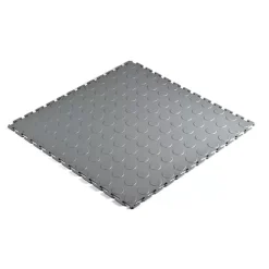 SupraTile T-Joint Coin Black / Grays 6.5 Mm X 20x20 Inches -Greatmats Shop t joint coin gray angle.jpg