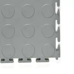 SupraTile T-Joint Coin Black / Grays 6.5 Mm X 20x20 Inches -Greatmats Shop t joint coin gray corner.jpg