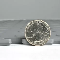 SupraTile T-Joint Coin Black / Grays 6.5 Mm X 20x20 Inches -Greatmats Shop t joint coin gray thickness.jpg