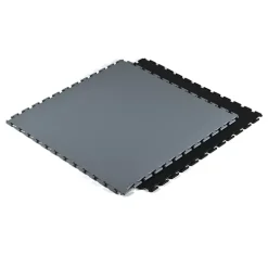 SupraTile T-Joint Textured Black / Grays 6.5 Mm X 20x20 Inches 26 SupraTile T-Joint Textured Black / Grays 6.5 Mm X 20x20 Inches -Greatmats Shop t joint tex color stack.jpg