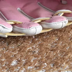 V-Max Artificial Grass Turf Premium Color Roll 3/4 Inch X 15 Ft. Wide 5mm Pad Per SF -Greatmats Shop tan t ball turf v max premium pink glove.jpg