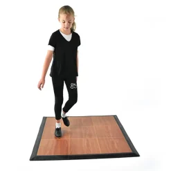 Tap Dance Floor Kit 5/8 Inch X 4x4 Ft. -Greatmats Shop tap board walnut dance 1.jpg