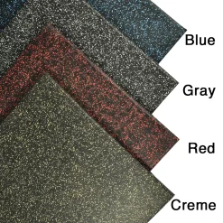 UltraTile Rubber Weight Floor Standard Colors 1 Inch X 2x2 Ft. With Quad Blok -Greatmats Shop ultratile rubber weight floor standard colors labeled.jpg