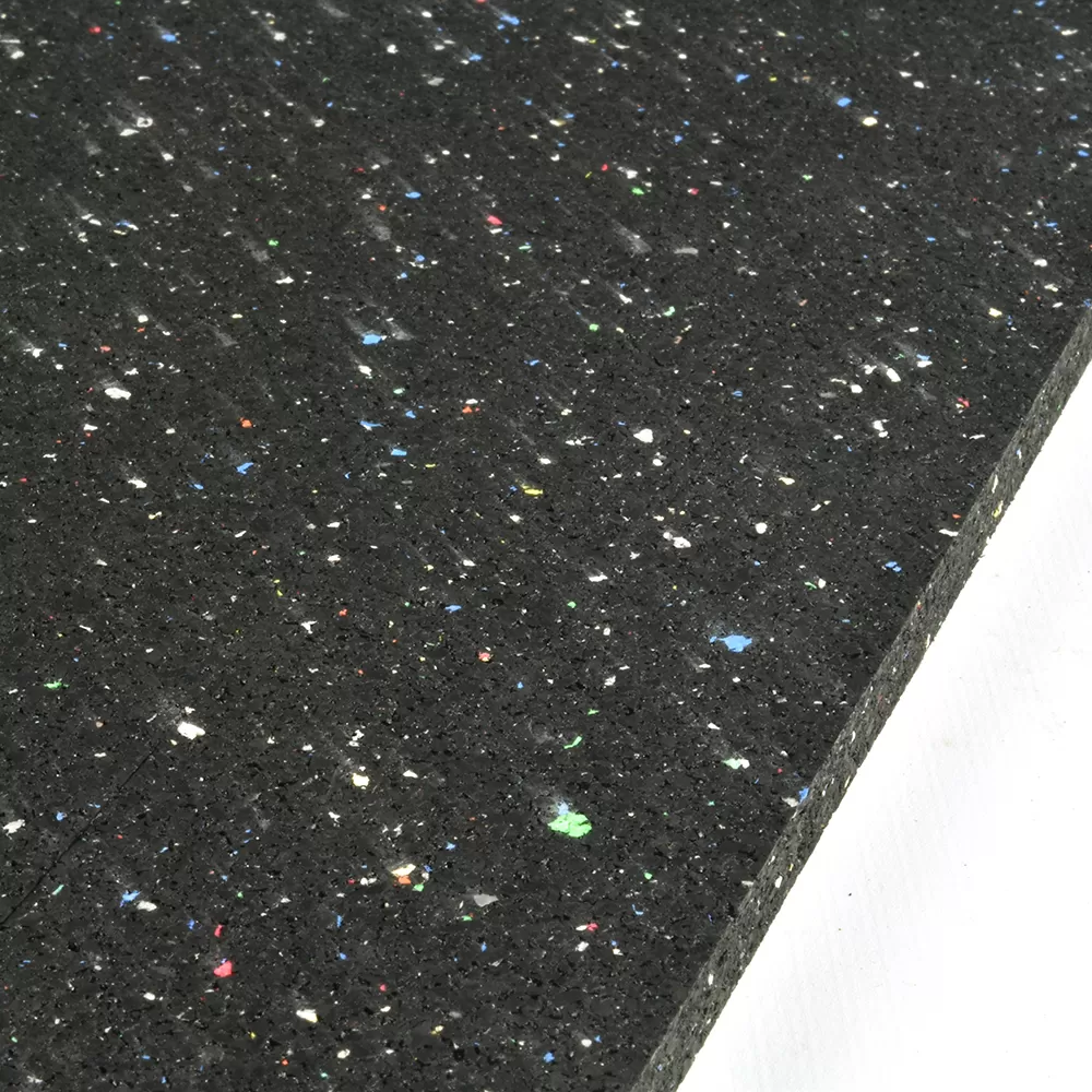 Rubber Tile Interlocks With Borders Regrind 8mm 25x25 Inches Pacific 5 Rubber Tile Interlocks With Borders Regrind 8mm 25x25 Inches Pacific - Image 3