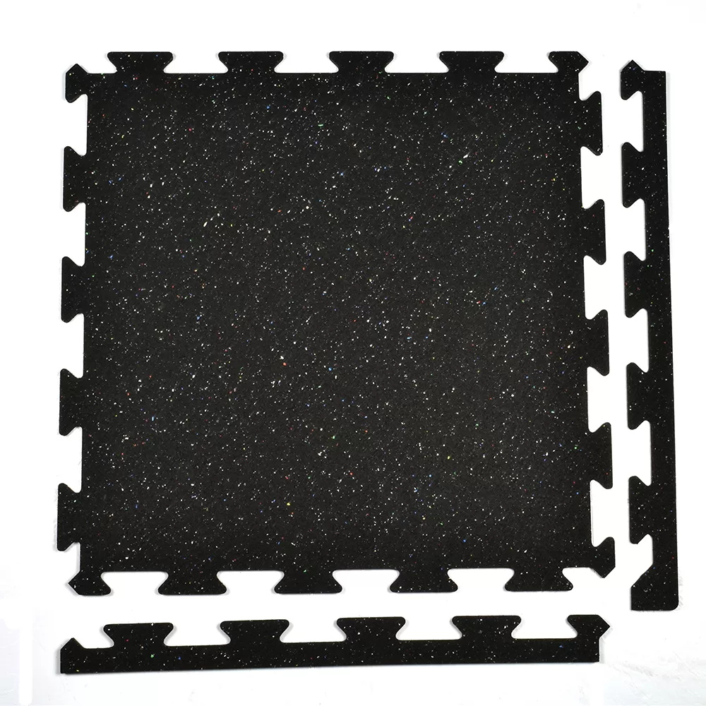 Rubber Tile Interlocks With Borders Regrind 8mm 25x25 Inches Pacific 8 Rubber Tile Interlocks With Borders Regrind 8mm 25x25 Inches Pacific - Image 6