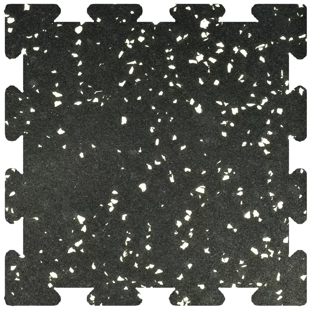 Survivor Rubber Tile Interlocking Big Chip 20% Color 1/4 Inch X 2x2 Ft. 5 Survivor Rubber Tile Interlocking Big Chip 20% Color 1/4 Inch X 2x2 Ft. - Image 3