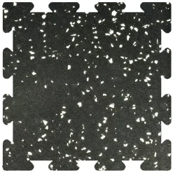 Survivor Rubber Tile Interlocking Big Chip 20% Color 3/8 Inch X 2x2 Ft. -Greatmats Shop us rubber standard interlock bc chrome.jpg