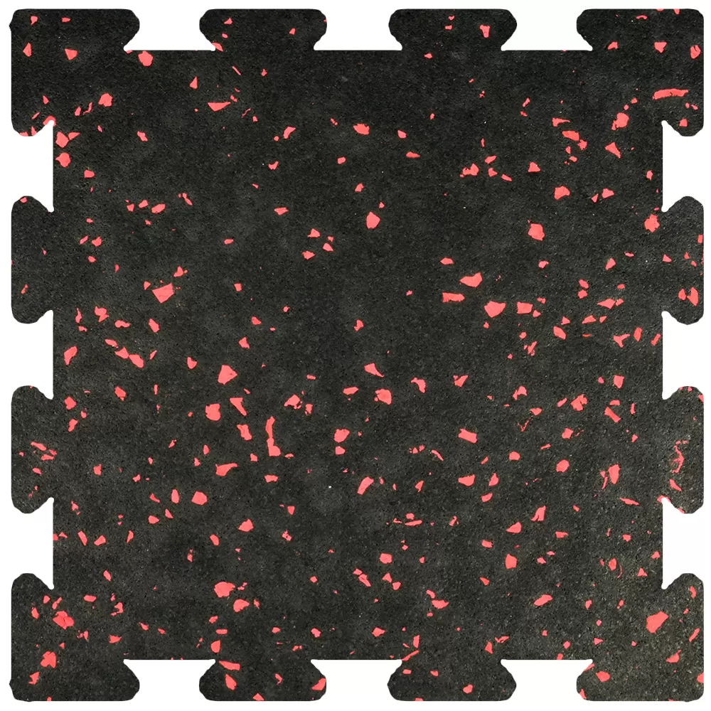 Survivor Rubber Tile Interlocking Big Chip 20% Color 1/4 Inch X 2x2 Ft. 12 Survivor Rubber Tile Interlocking Big Chip 20% Color 1/4 Inch X 2x2 Ft. - Image 10
