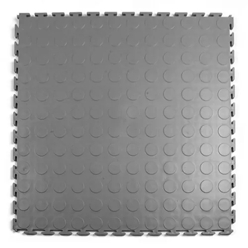 Warehouse Floor Coin PVC Tile Gray 1/4 Inch X 20x20 Inches 3 Warehouse Floor Coin PVC Tile Gray 1/4 Inch X 20x20 Inches