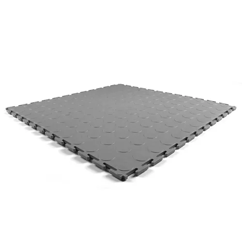 Warehouse Floor Coin PVC Tile Gray 1/4 Inch X 20x20 Inches 5 Warehouse Floor Coin PVC Tile Gray 1/4 Inch X 20x20 Inches - Image 3